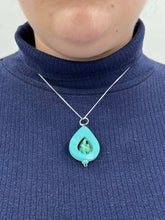 Lovely Blue Pendant (See Similar Earrings Sold Separately) Great Gift Idea for Mom! New - RealThreads
